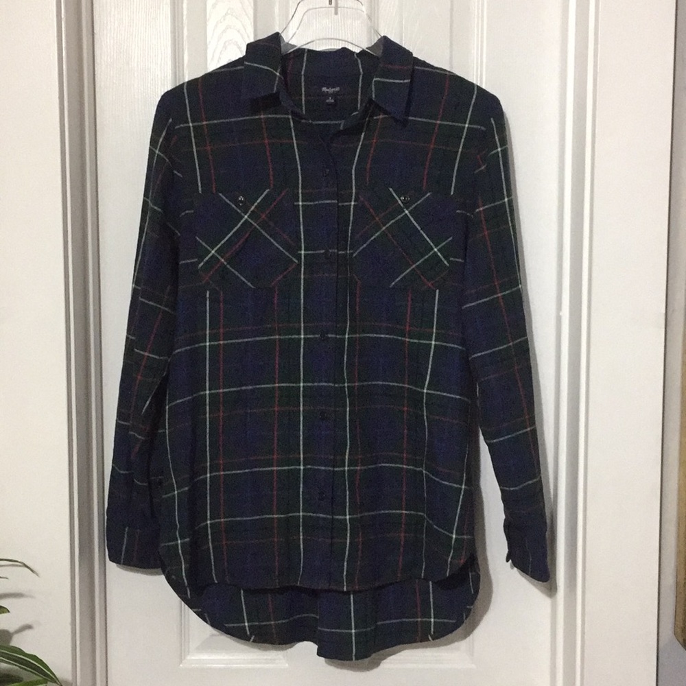 Madewell flannel button down never worn Small (ff) - Picture 2 of 7